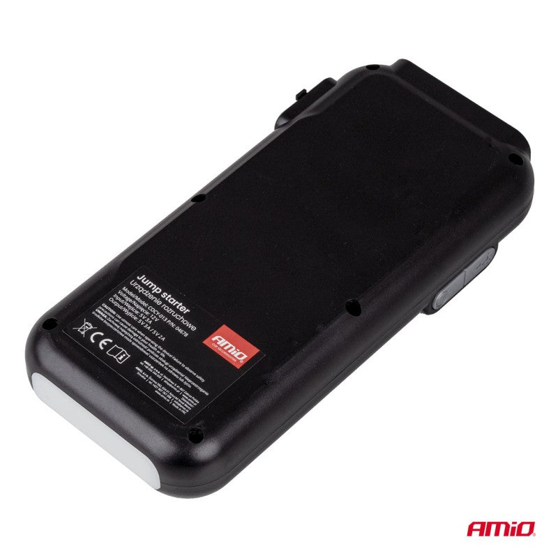 Starter portabil 3 în 1/LED/Acumulator extern 12V 12Ah 1600A AMIO-04678