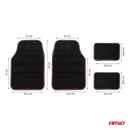 Set covorașe textile universale din catifea TCM-03 AMIO-04697