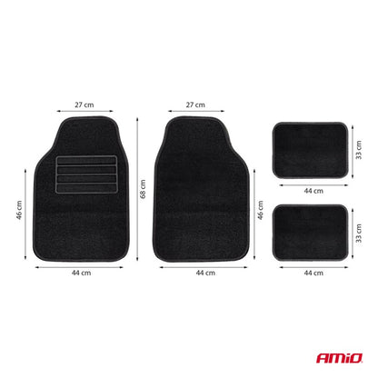 Set covorașe textile universale din catifea TCM-04 AMIO-04698