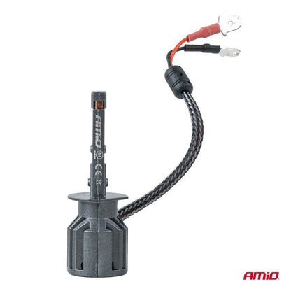 Set becuri LED Seria F25 ARGINTII FULL CANBUS H1 54W 12V 24V AMIO-04701