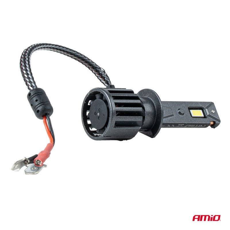 Set becuri LED Seria F25 ARGINTII FULL CANBUS H1 54W 12V 24V AMIO-04701