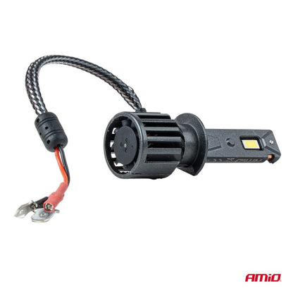 Set becuri LED Seria F25 ARGINTII FULL CANBUS H1 54W 12V 24V AMIO-04701