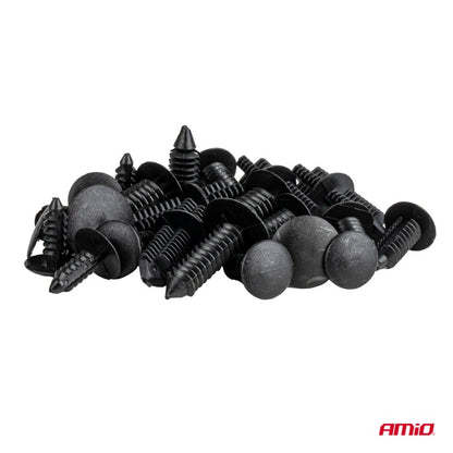 Set de cleme și știfturi auto mici 146 buc AMIO-04735