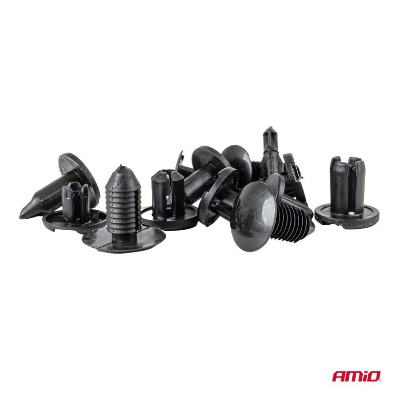 Set de cleme și știfturi auto medii 240 buc AMIO-04737