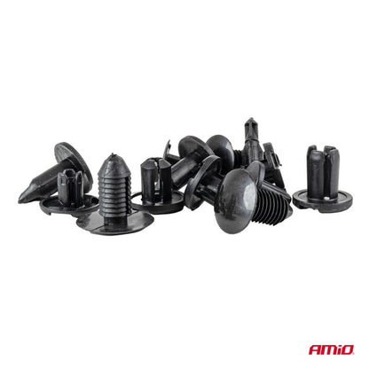 Set de cleme și știfturi auto medii 240 buc AMIO-04737