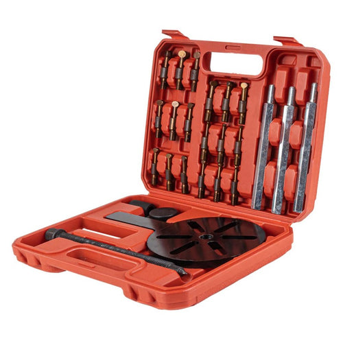 Extractor de rulmenți cu trei brațe într-un set de 31 de piese AMIO-04759