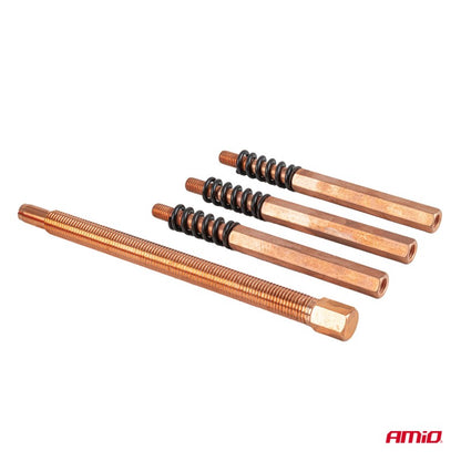 Extractor de rulmenți cu trei brațe și cârlige din 44 de piese AMIO-04760
