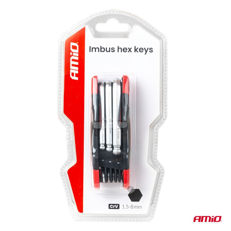 Chei hexagonale Imbus 8 buc CRV AMIO-04788