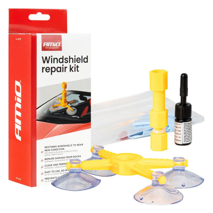 Kit de reparare parbriz DIY - Aplicator cu ventuză DIY AMIO-04792