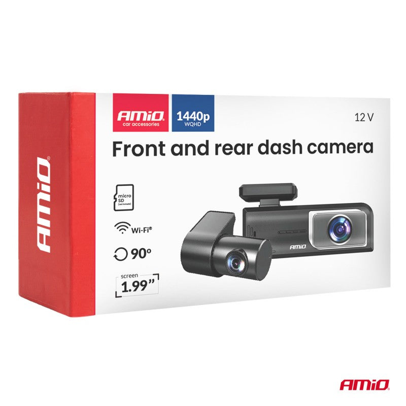 DVR auto 2K + 1K WLAN 512GB WIFI Full HD AMIO-04800