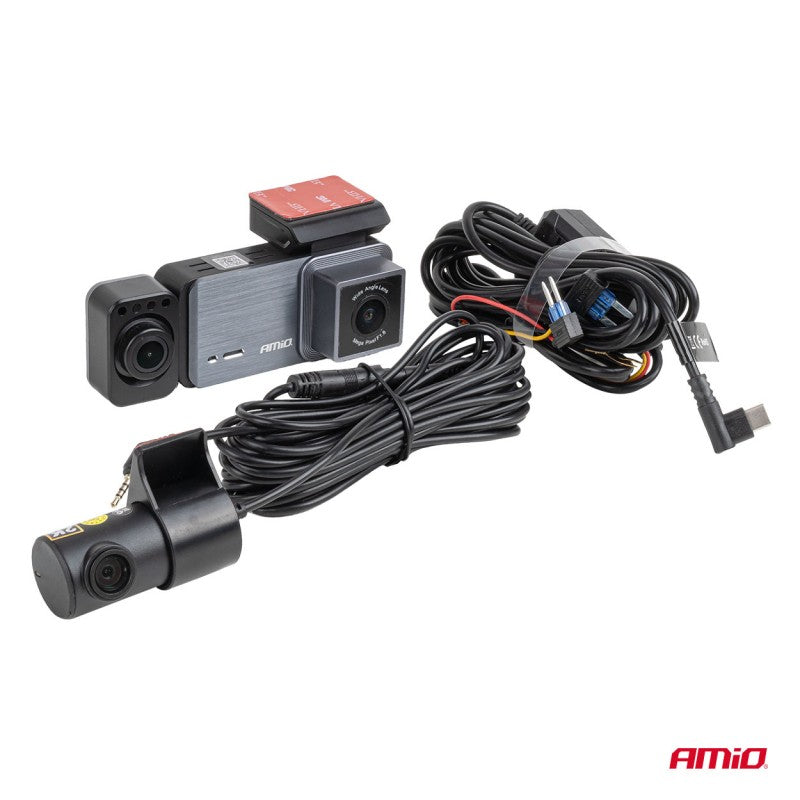 DVR auto 4K + 1K + 2K WLAN WIFI UHD 512 GB AMIO-04802