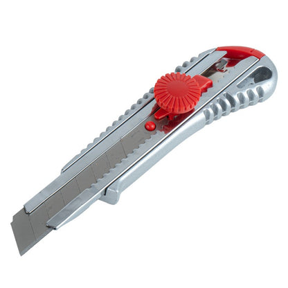 Cutter universal din aluminiu cu mâner 100x18x0.5mm AMIO-04815