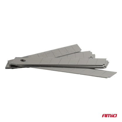 Set lame din oțel carbon 100x18x0.5mm 10 buc AMIO-04819