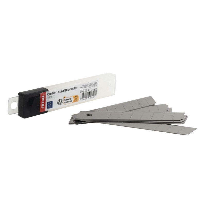 Set lame din oțel carbon 100x18x0.5mm 10 buc AMIO-04819