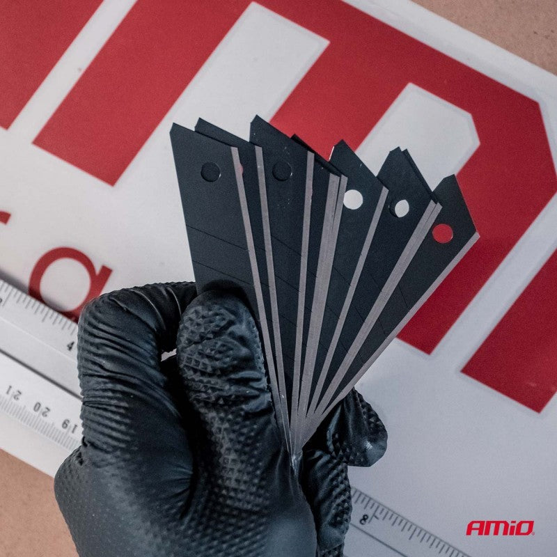 Set lame SK5 din oțel negru 100x18x0,5mm, 10 buc. AMIO-04821
