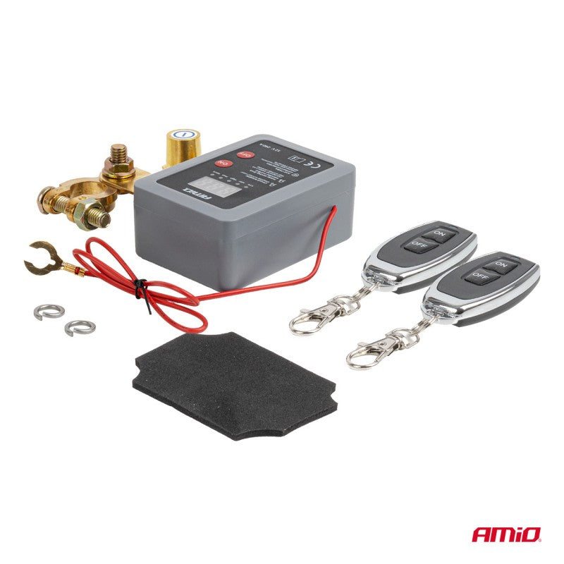 Întrerupător automat de deconectare a bateriei de la distanță 12V 240A (BATT) AMIO-04832
