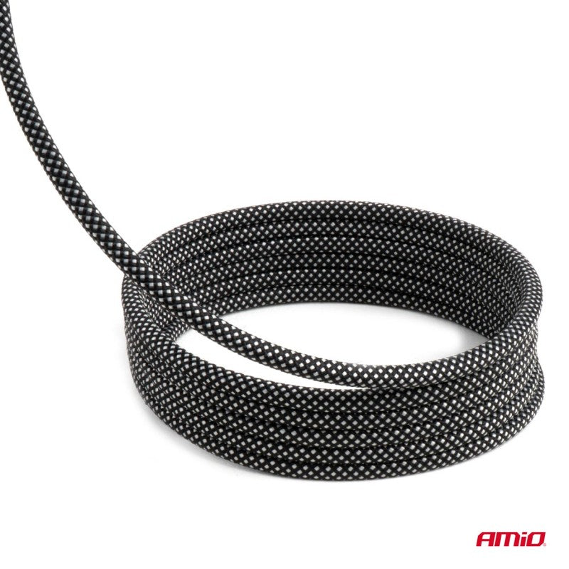 Cablu USB magnetic USB-C – USB-C 60W 200cm AMIO-04841