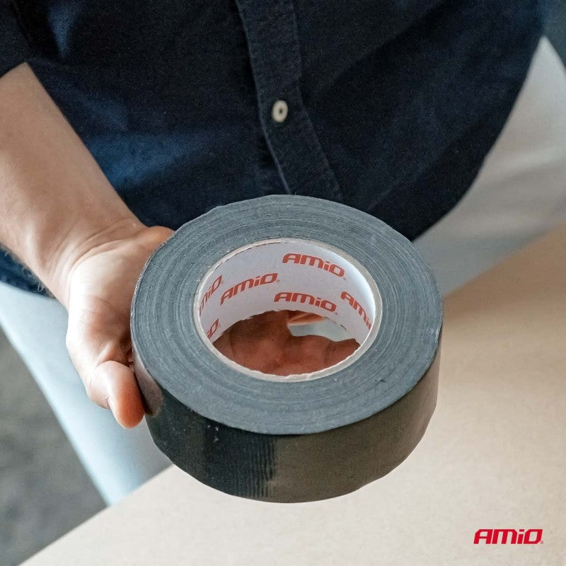 Bandă tehnică neagră 48mm x 15m x 0.19mm AMIO-04849