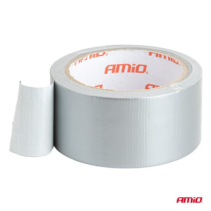 Bandă tehnică gri 48mm x 15m x 0.19mm AMIO-04851