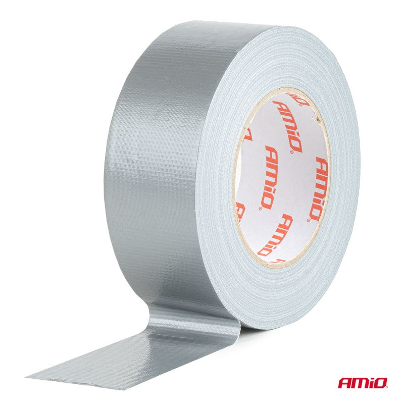 Bandă tehnică gri 48mm x 50m x 0.19mm AMIO-04852