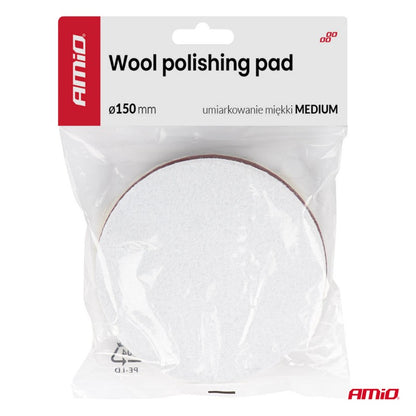 Disc de lustruit din lana 150mm ADET-35 AMIO-04883