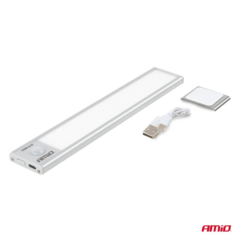 Lampă LED reîncărcabilă cu senzor magnetic 1.2W 1000mAh AMIO-04893