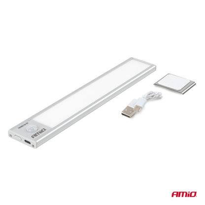 Lampă LED reîncărcabilă cu senzor magnetic 1.2W 1000mAh AMIO-04893