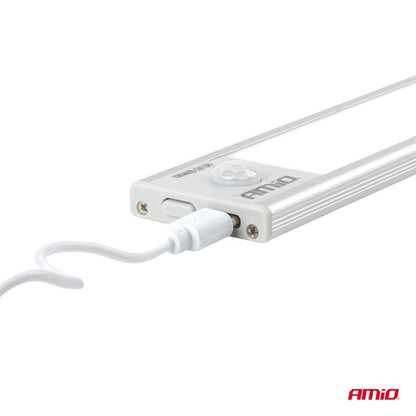 Lampă LED reîncărcabilă cu senzor magnetic 1.2W 1000mAh AMIO-04893