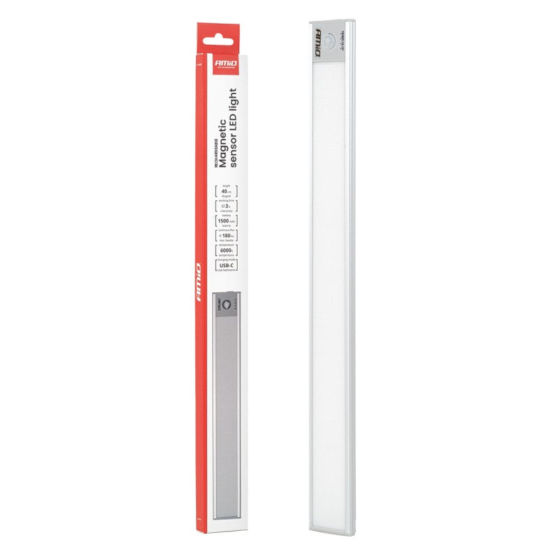 Lampă LED reîncărcabilă cu senzor magnetic 2W 1500mAh AMIO-04894