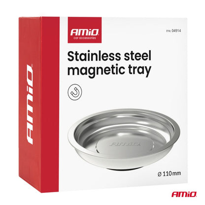 Tavă magnetică din oțel inoxidabil 110 mm AMIO-04914