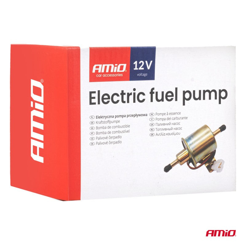 Pompă electrică de combustibil 8mm 12V AMIO-04924