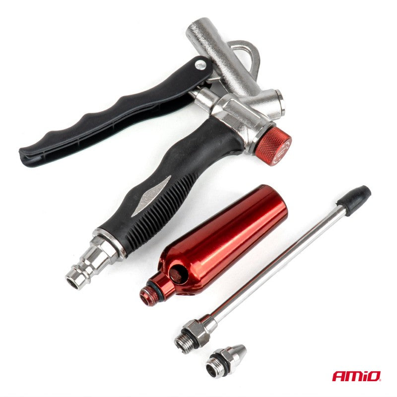 Pistol de suflat cu aer comprimat cu duză Venturi 1/4" AMIO-04928