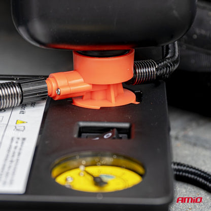 Kit de reparare și umflare anvelope pentru cilindru de 31 mm, 12V, AMIO-04930