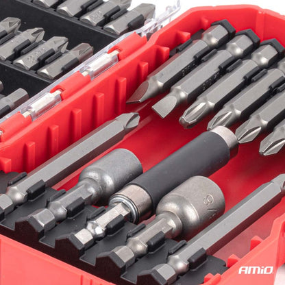 Set chei tubulare și biți 45 buc S2 PH AMIO-04932