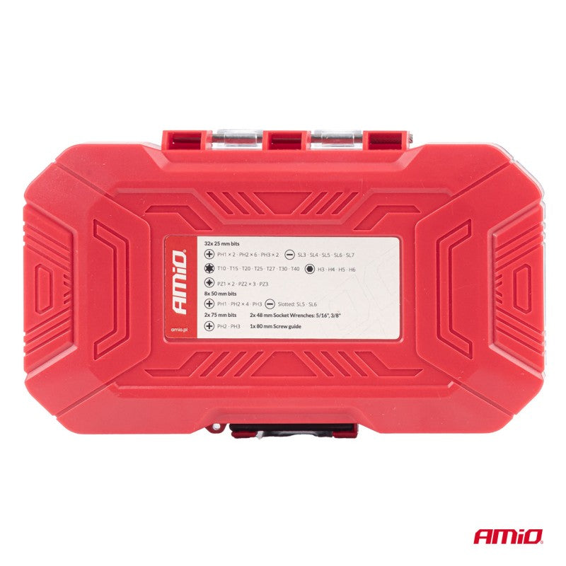 Set chei tubulare și biți 45 buc S2 PH AMIO-04932
