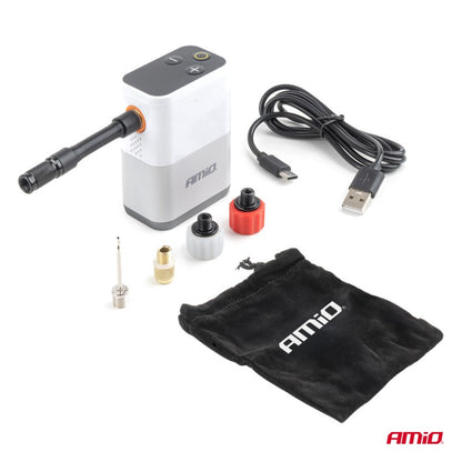 Compresor de aer digital portabil pentru bicicletă 40W USB-C AMIO-04946