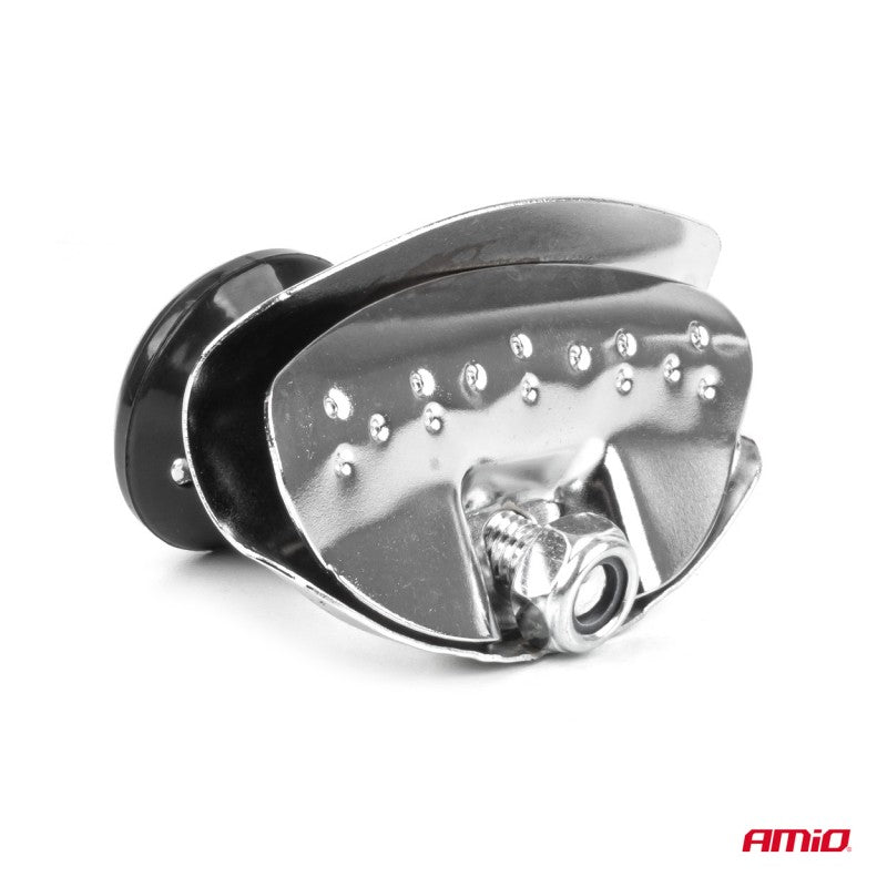 Mâner volan sferic drept, argintiu, AMIO-04975