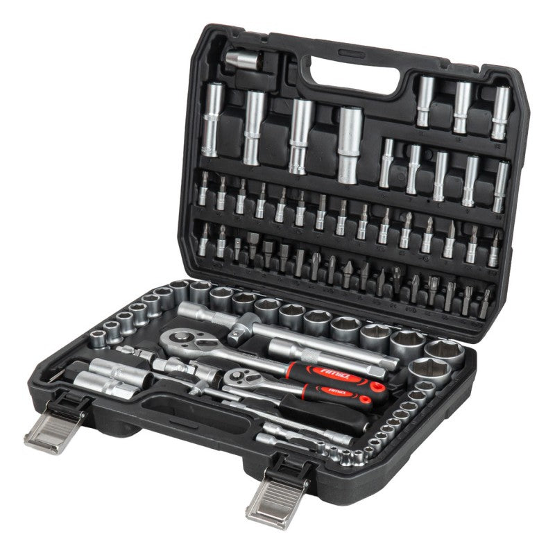 Set chei tubulare cu clichet 94 buc AMIO-05018