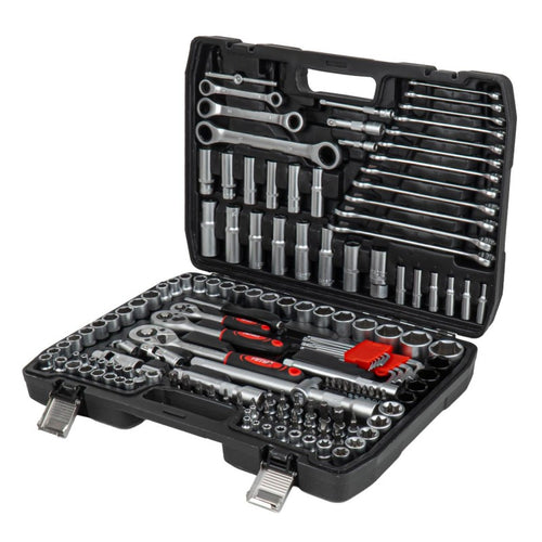 Set chei Allen și tubulare cu clichet 150 buc AMIO-05019