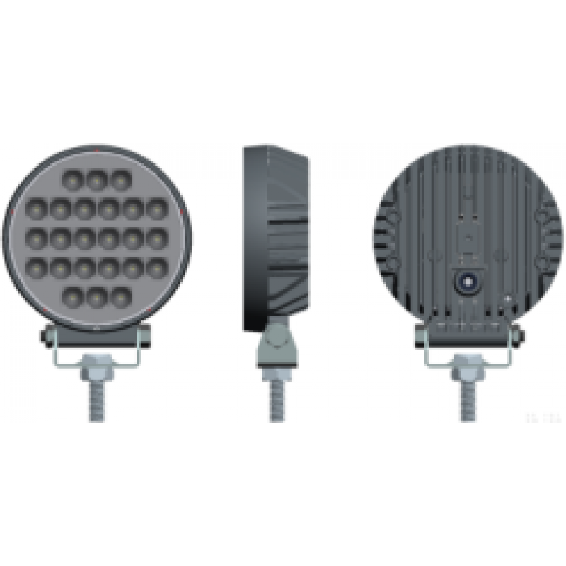 Proiector auto rotund 9-32V 24W