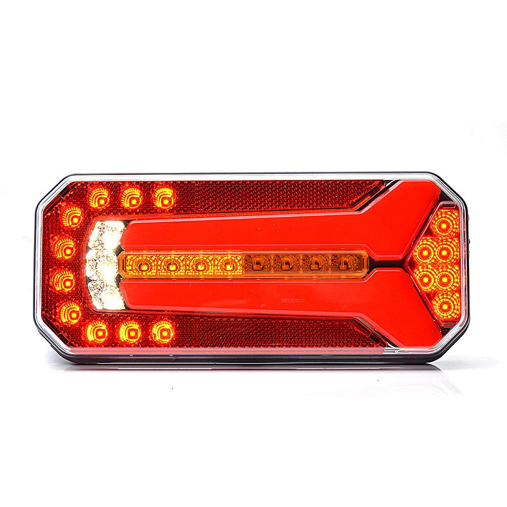 LAMPA MULTIFUNCTIONALA SPATE LED DINAMIC 1123 DD L/P C W150DD, 12V-24V, 5 FUNCTII WAS
