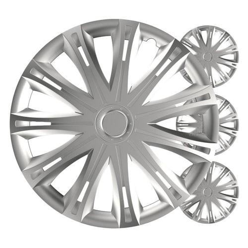 Set 4 Capace roti ,Spark Silver 13" inch