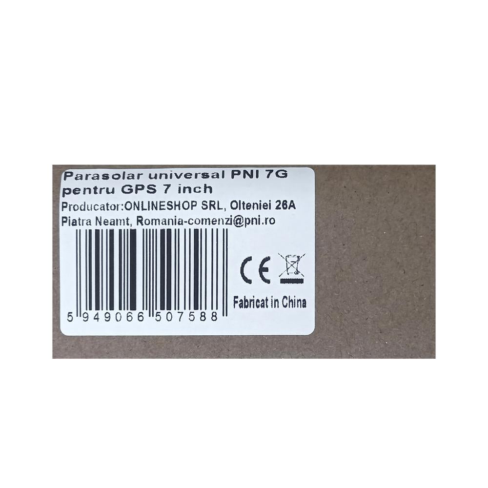PARASOLAR UNIVERSAL PNI 7G PENTRU SISTEME NAVIGATIE GPS CU ECRAN DE 7 INCH