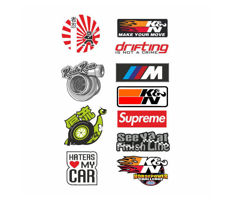 Set 11 bucati Stickere - Brands, Creative Rey®