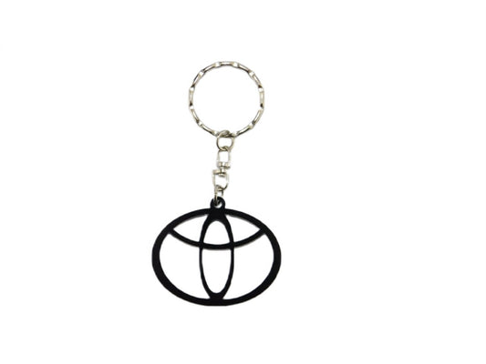 Breloc auto din plastic negru, Toyota