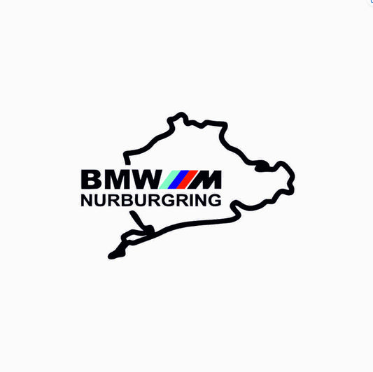 Sticker Bmw M Nurburgring 15x9.3 cm, Creative Rey®