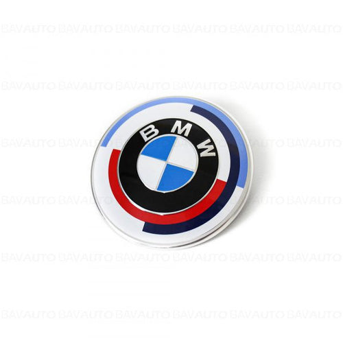 EMBLEMA BMW PENTRU CAPOTA SI PORTBAGAJ 82MM EDITIE ANIVERSARA