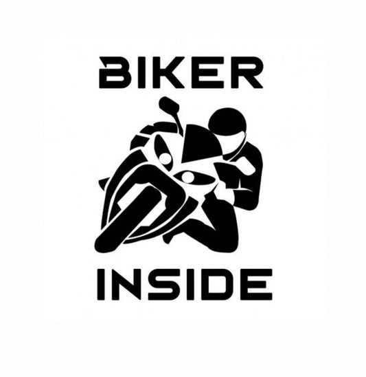 Sticker Biker Inside 15 cm, Creative Rey®