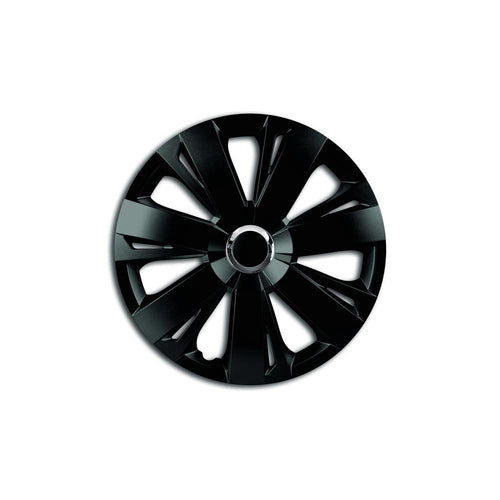 SET CAPACE ROTI 16` NEGRE CU INEL CROMAT ENERGY