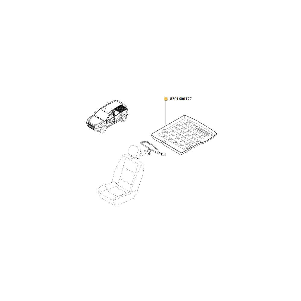 TAVITA PROTECTIE PORTBAGAJ DUSTER 4X4